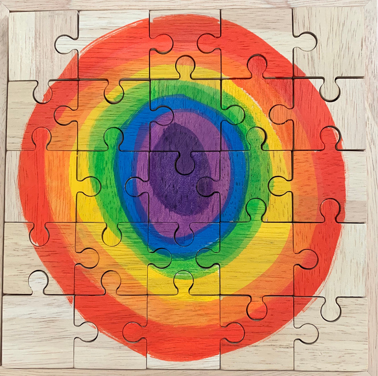 Papoose - Earth Rainbow Puzzle (25 pcs) – Wood Wood Toys