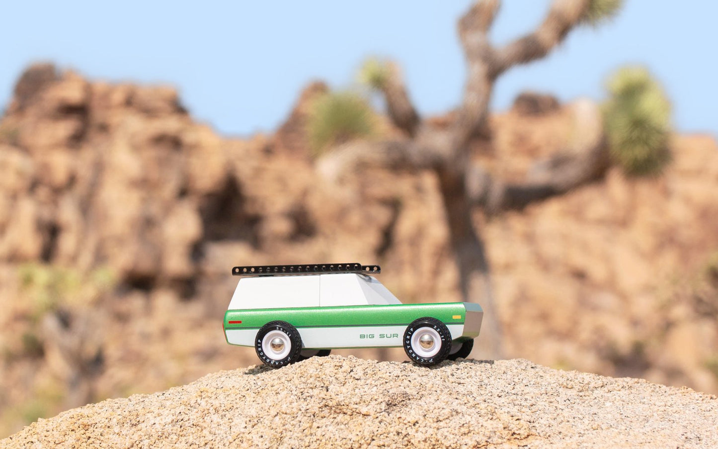 Candylab Toys Big Sur Green - SUV classique vintage moderne