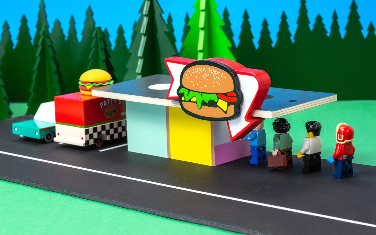Candylab Burger Shack - Cabanes alimentaires modernes et vintage en bordure de route