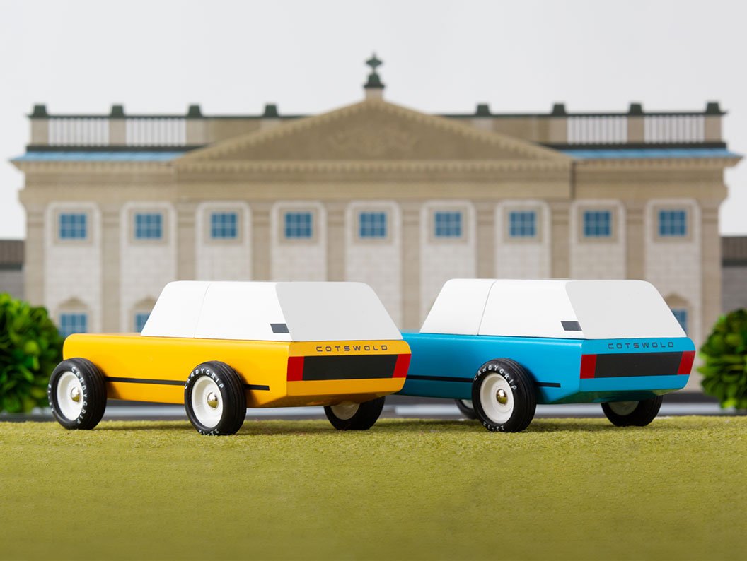 Candylab Toys Cotswold Gold - SUV classique vintage moderne