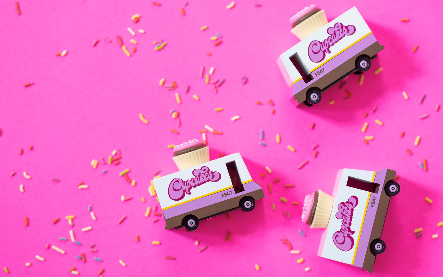 Candylab Toys Candyvans - Camions de restauration vintage modernes