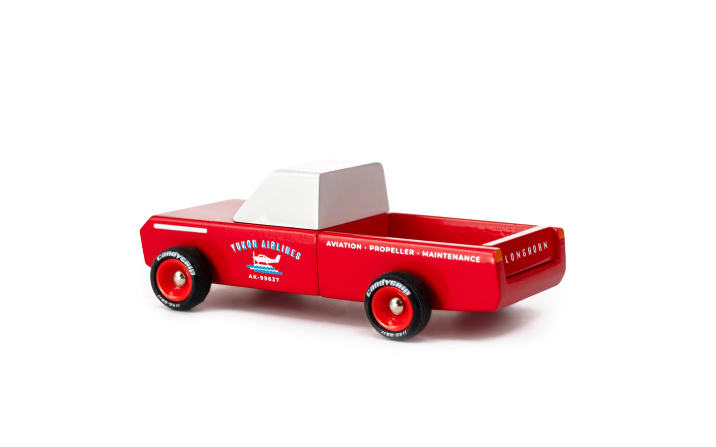 Candylab Toys Red Longhorn - Modern Vintage Pickup Truck