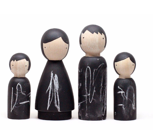 Goose Grease Wooden Peg Dolls - The Chalk People