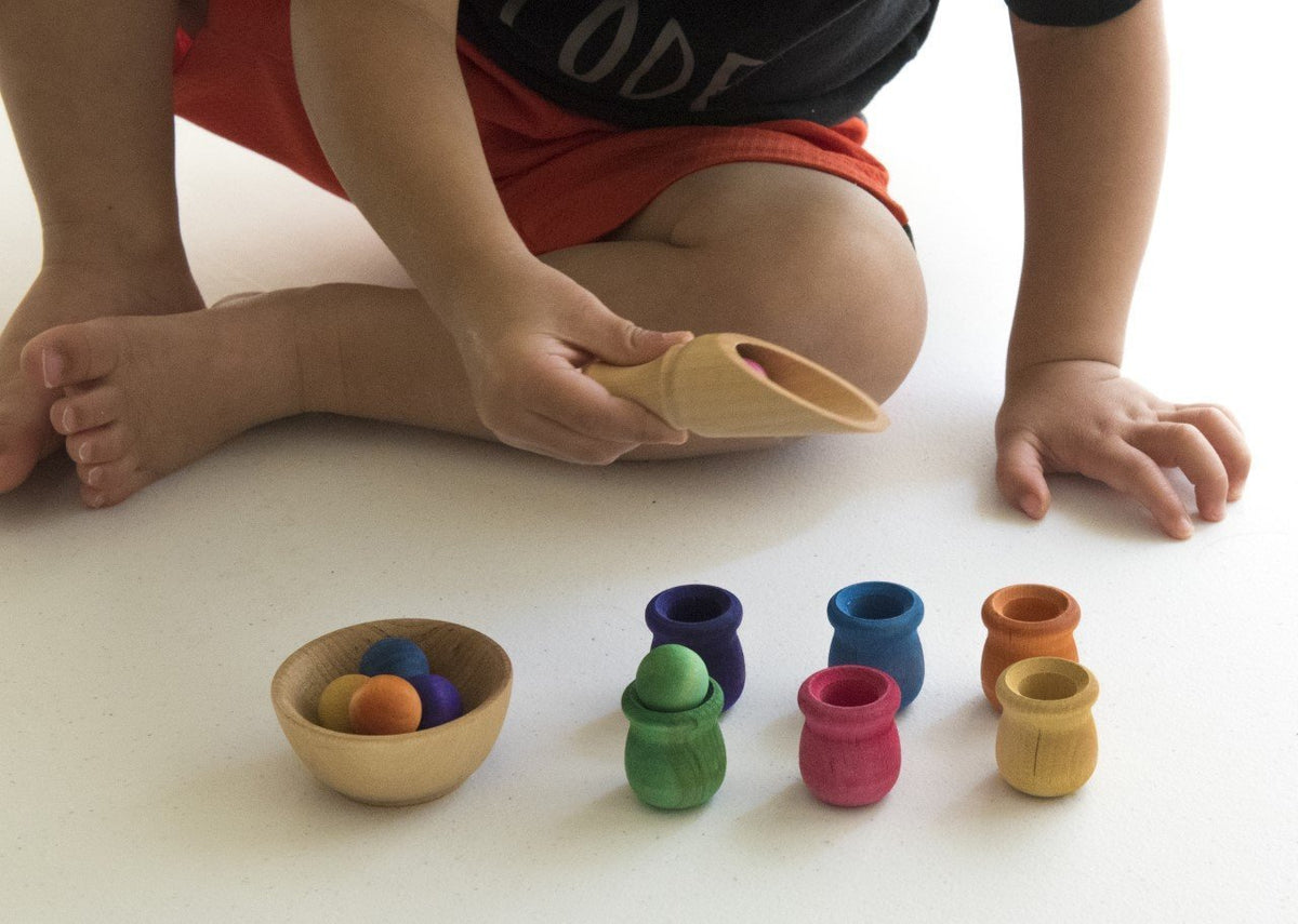 Bean Pot and Ball Cylinder Sorting Set by Legacy Learning Academy ...