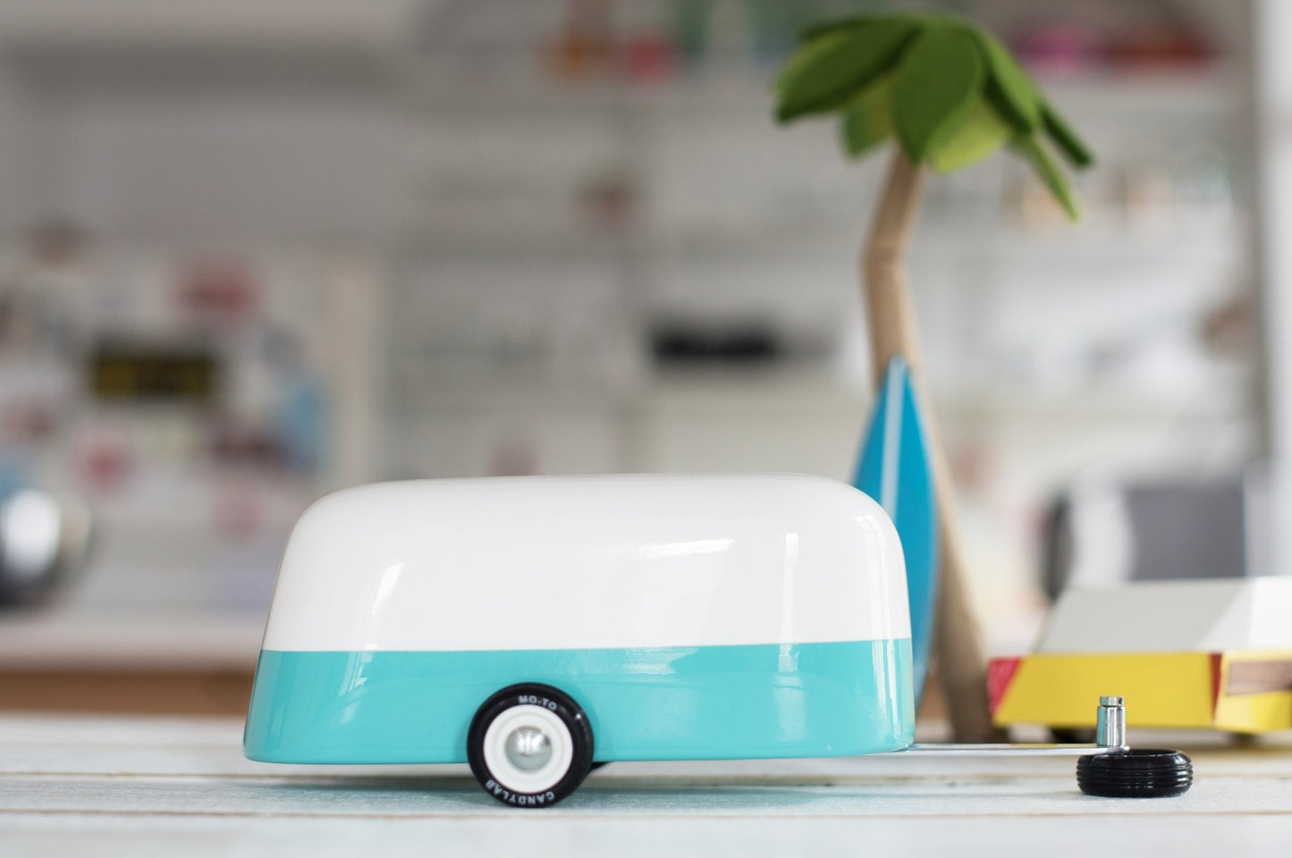Candylab Toys Blue Camper - Modern Vintage Travel Trailer - Wood Wood Toys Canada's Favourite Montessori Toy Store