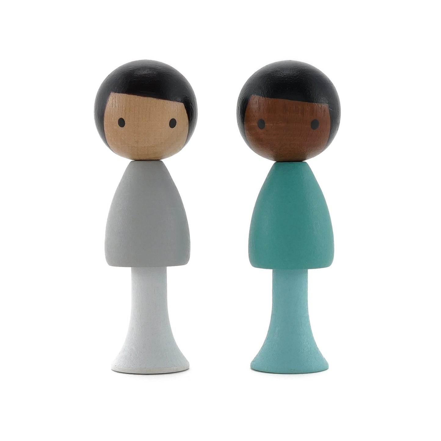 CLiCQUES Magnetic Figurines - Sam & Justin - Wood Wood Toys Canada's Favourite Montessori Toy Store