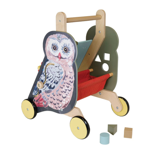 Chariot à pousser Wildwoods Owl par Manhattan Toy