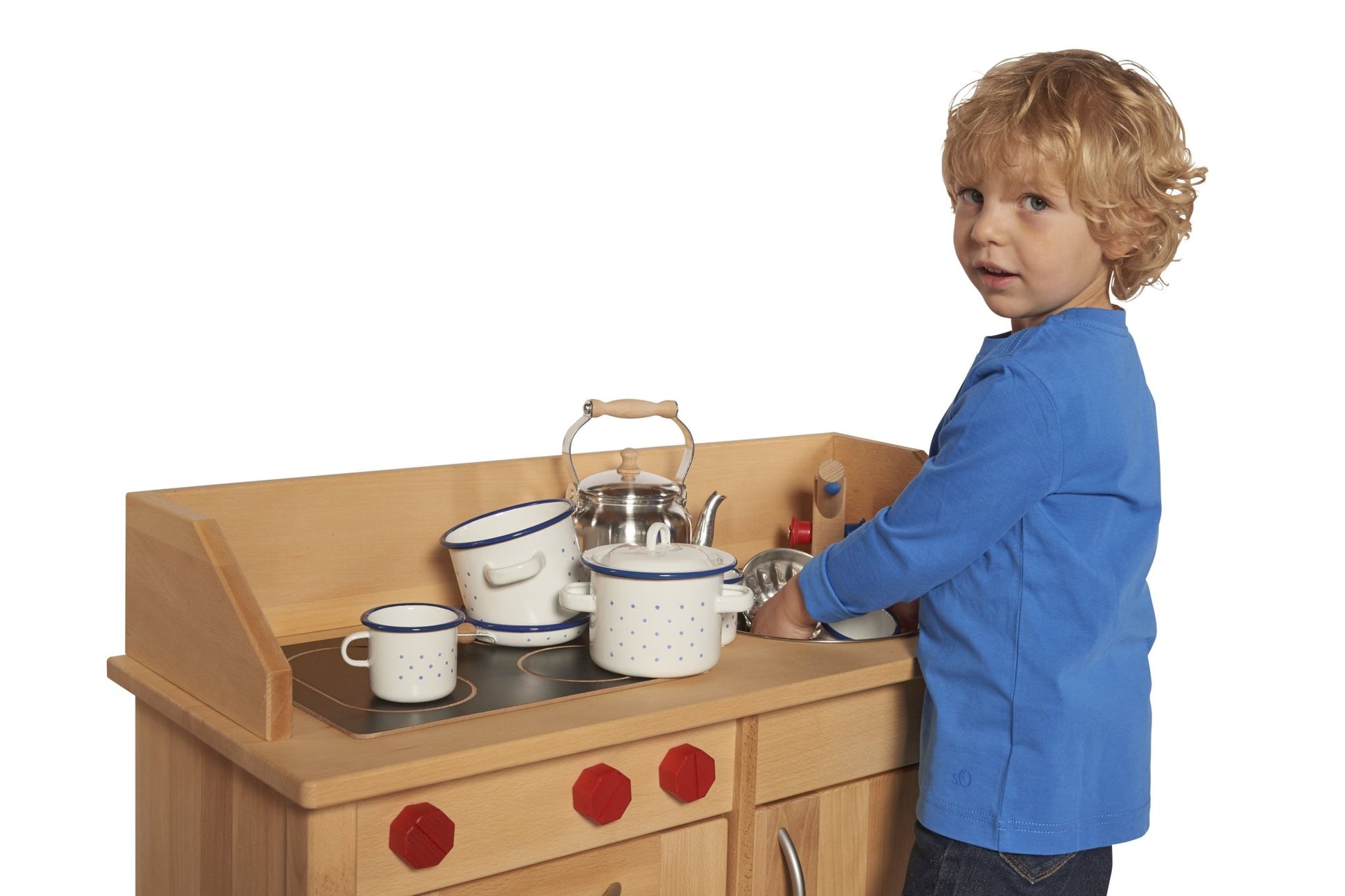 Gluckskafer Play Kitchen without Upper Structure - Wood Wood Toys Canada's Favourite Montessori Toy Store