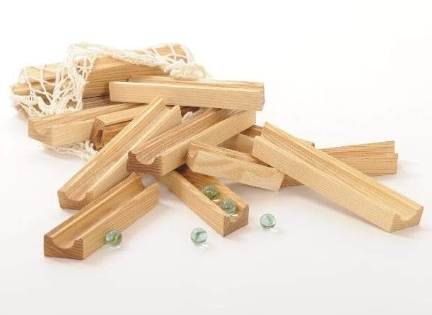 Marble run hot sale wooden blocks