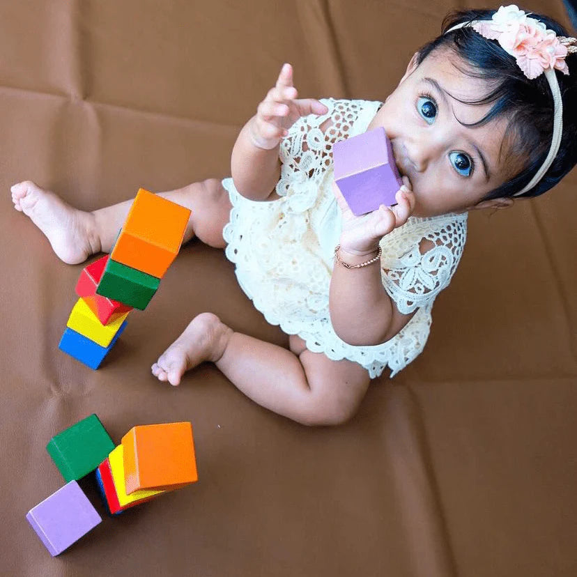 HABA Les premiers blocs de base en bois pour bébé 