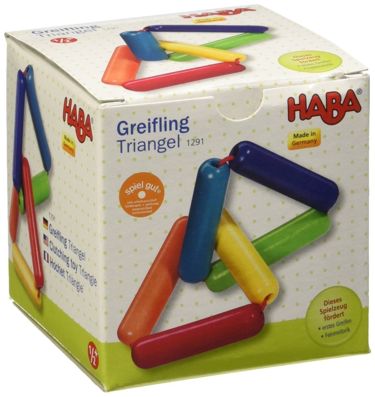 HABA Triangle Clutching Toy - Wood Wood Toys Canada's Favourite Montessori Toy Store