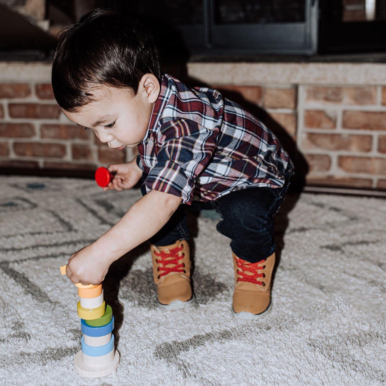 HABA Wobbly Tower Stacking Game - Wood Wood Toys Canada's Favourite Montessori Toy Store