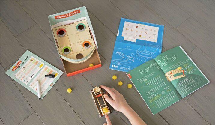 KiwiCo DIY Arcade Catapult Game - Wood Wood Toys Canada's Favourite Montessori Toy Store