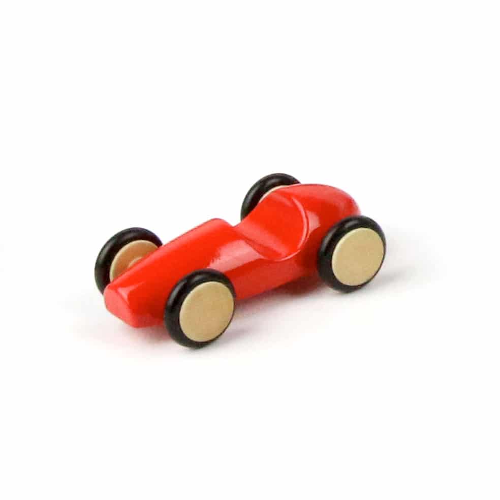 Red Racer Wooden Car Toy - Milaniwood
