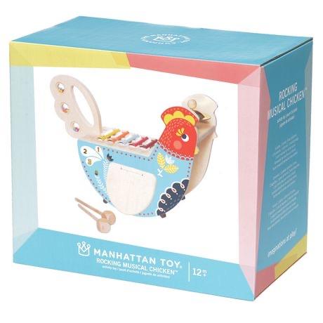Rocking Musical Chicken by Manhattan Toy – Wood Wood Toys