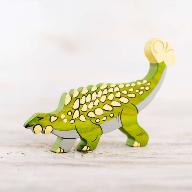 Figurine Ankylosaure - Dinosaures Waldorf par Wooden Caterpillar 
